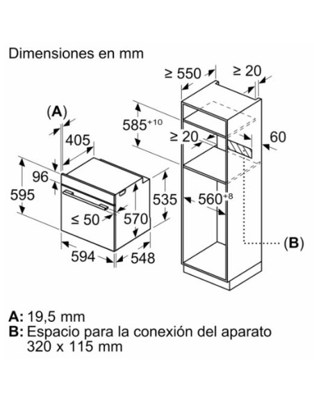 Horno Pirolitico Balay 3HB5159N4