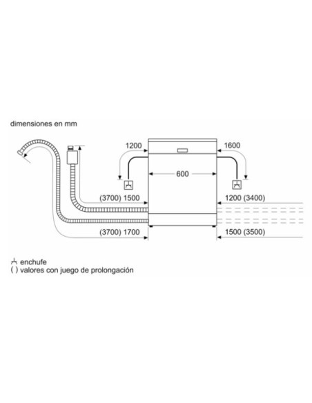 Lavavajillas 60 Balay 3VS5332IP