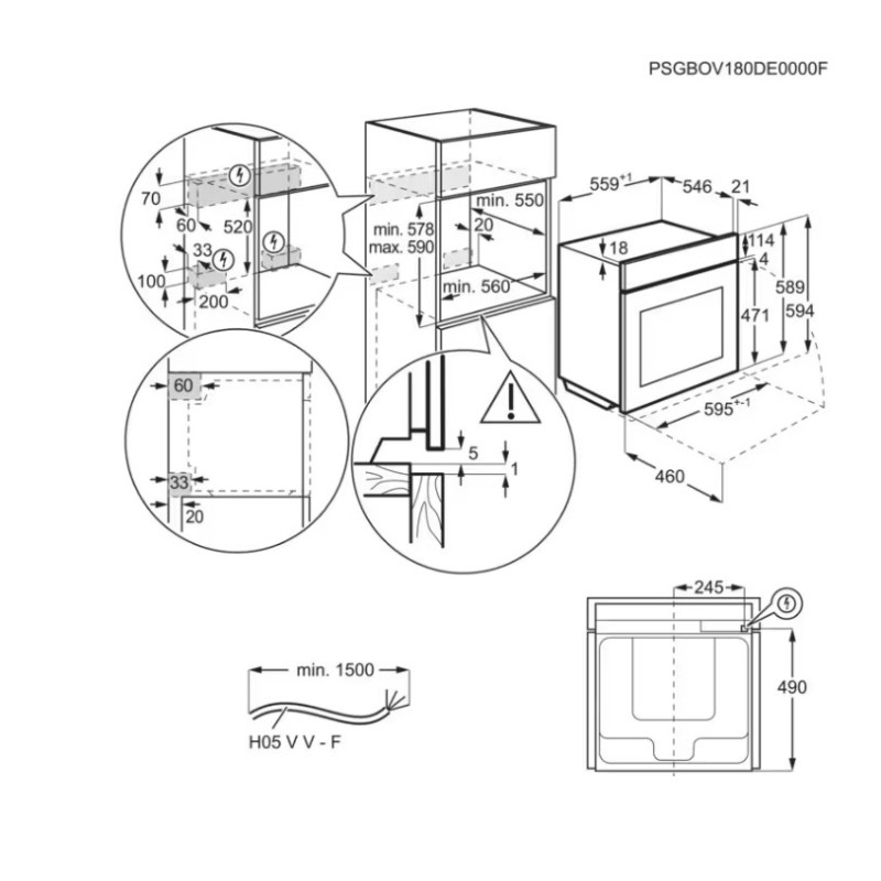 Horno MF pirolitico indep. Aeg...