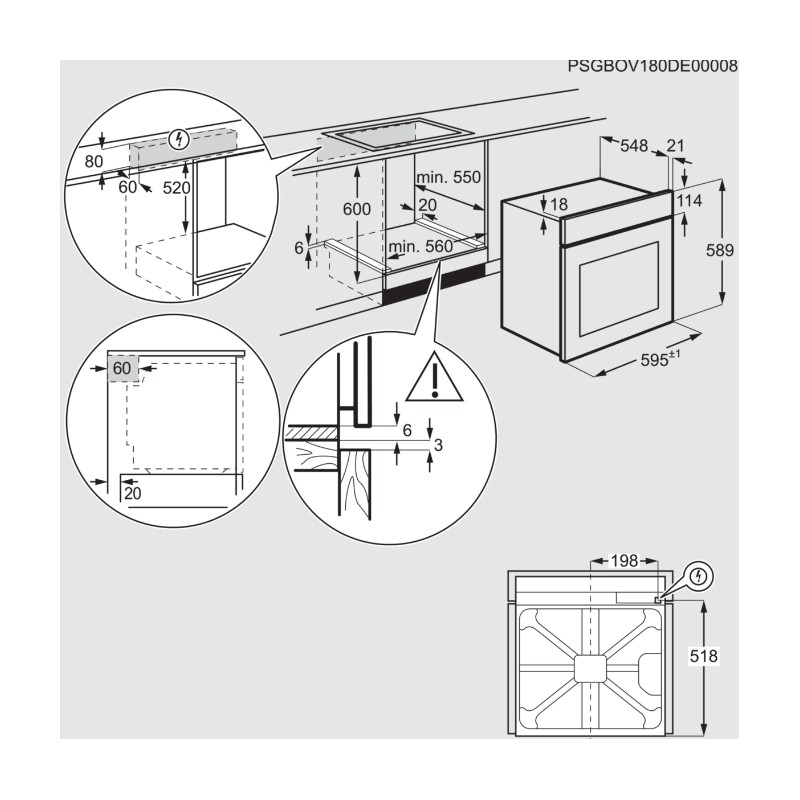 Horno MF pirolitico indep. Aeg...