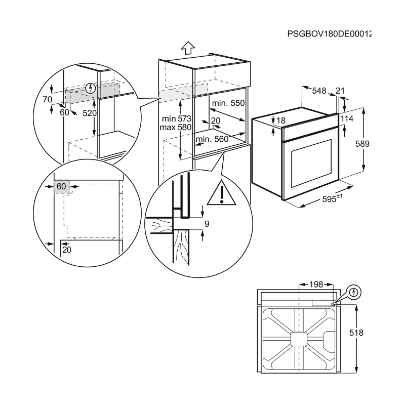 Horno MF pirolitico indep. Aeg...