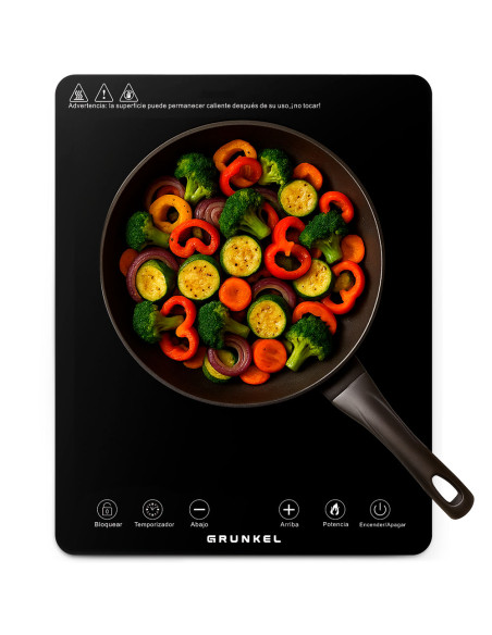 VITROCERAMICA PORTATIL GRUNKEL IFR2000, 1 FUEGO