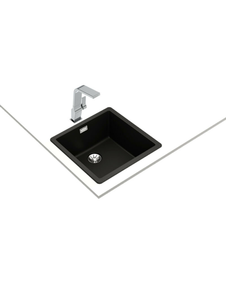 Fregadero sintetico BE Teka RADEAR10 4040MTG NEGRO