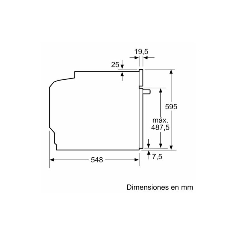 Horno MF indep. Bosch HBG536ES4, Like Horno MF indep. Bosch HBG536ES4, Like