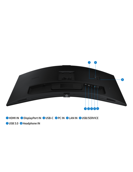 MONITOR SAMSUNG 34" LS34C652VAUXEN 4K 3440X1440 ULTRA HD LED BLACK