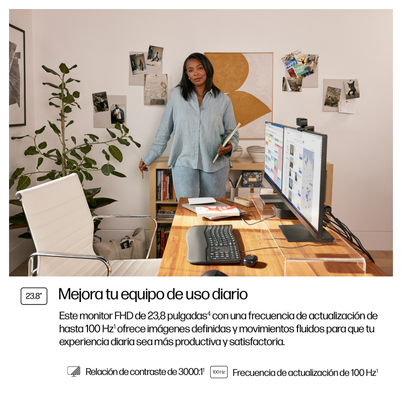 HP Series 3 Pro 23.8 inch FHD Monitor...