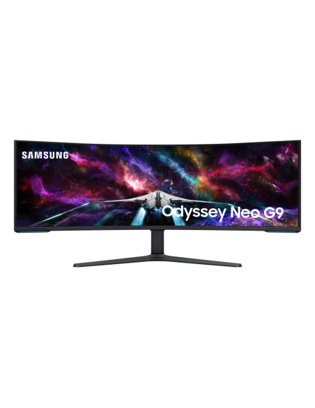 Samsung G95NC LED display 144,8 cm (57) 7680 x 2160 Pixeles Dual UHD Negro, Blanc