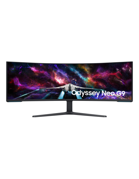 Samsung G95NC LED display 144,8 cm (57) 7680 x 2160 Pixeles Dual UHD Negro, Blanc