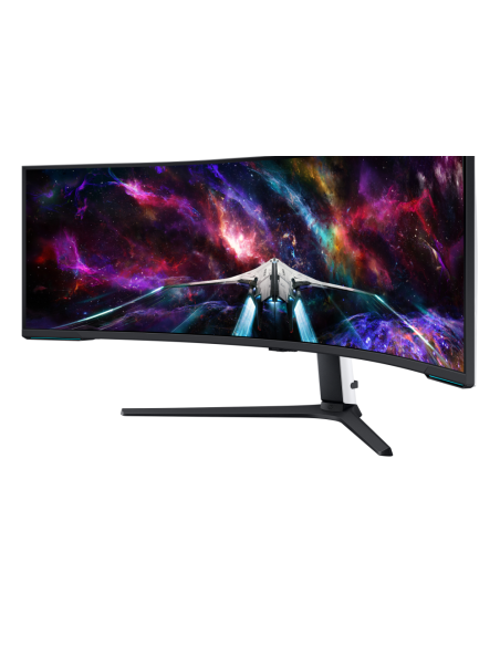 Samsung G95NC LED display 144,8 cm (57) 7680 x 2160 Pixeles Dual UHD Negro, Blanc