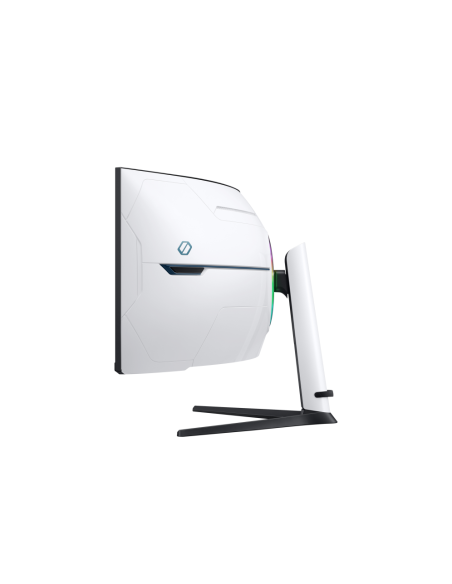 Samsung G95NC LED display 144,8 cm (57) 7680 x 2160 Pixeles Dual UHD Negro, Blanc
