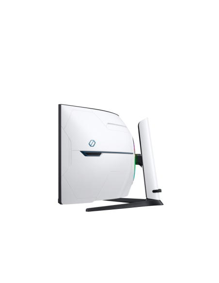 Samsung G95NC LED display 144,8 cm (57) 7680 x 2160 Pixeles Dual UHD Negro, Blanc