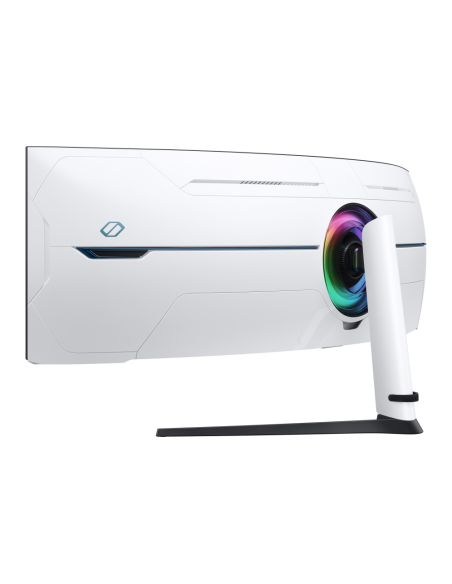 Samsung G95NC LED display 144,8 cm (57) 7680 x 2160 Pixeles Dual UHD Negro, Blanc