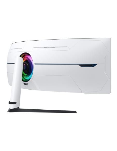 Samsung G95NC LED display 144,8 cm (57) 7680 x 2160 Pixeles Dual UHD Negro, Blanc