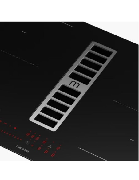 Vitroceramica inducion+extractor indep Mepamsa INDUMAX83, recirculacion