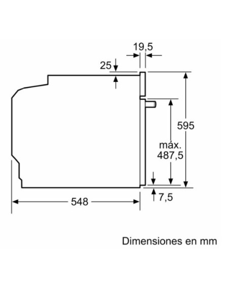 Horno MF indep. Bosch HBG536EW4