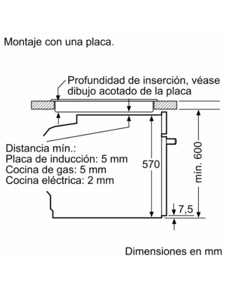 Horno MF indep. Bosch HBG536EW4