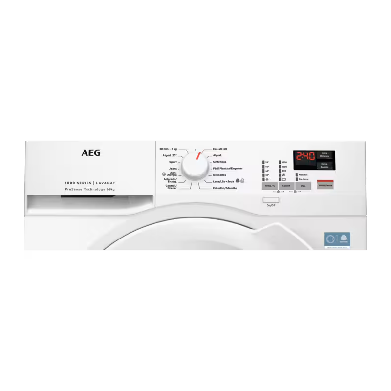 Lavadora frontal AEG LFA6K8241C...