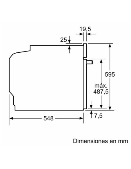 Horno MF indep. Bosch HBG536EB4