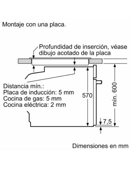 Horno MF indep. Bosch HBG536EB4