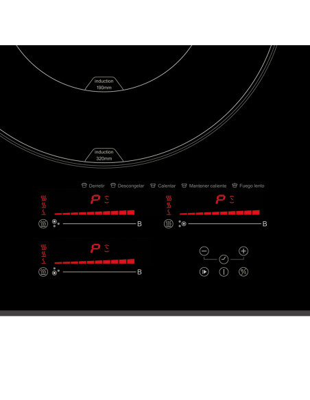 Vitroceramica induccion indep. Cata INSB6532BK