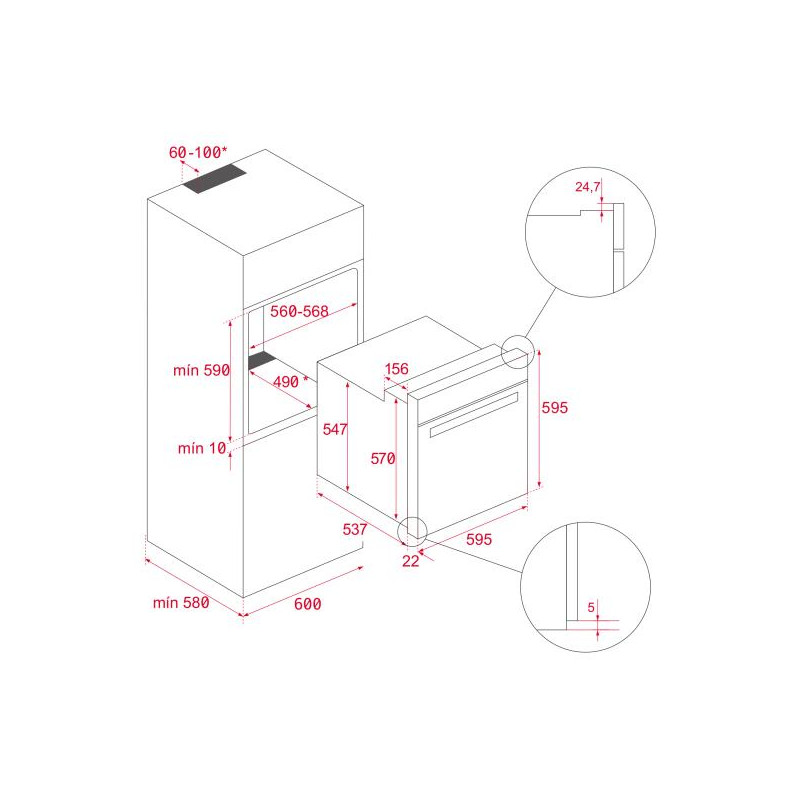 Horno MF indep. Teka HLB84-VGOGH