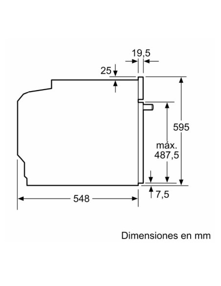 Horno vapor Pirolitico Balay 3HD5829B3, Amigo