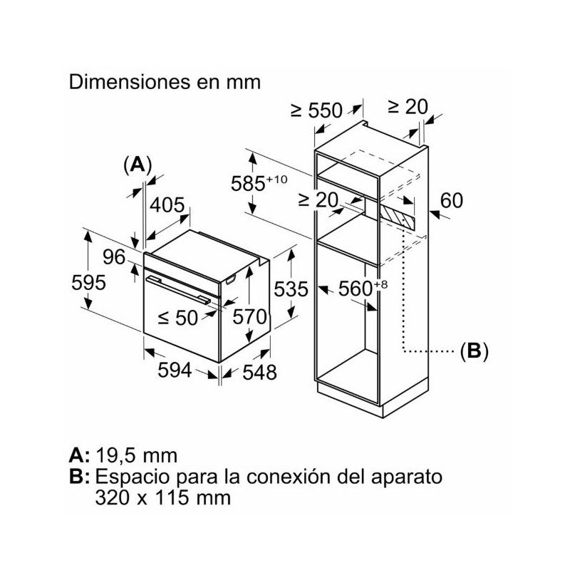 Horno vapor Pirolitico Balay... Horno vapor Pirolitico Balay...