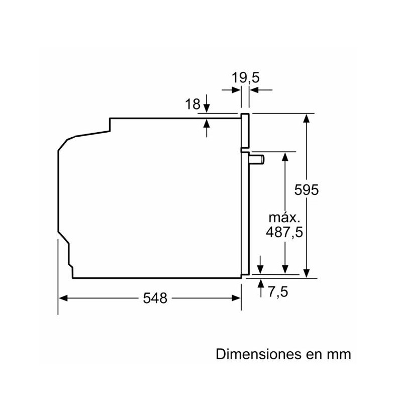 Horno MF indep. Bosch HBG724AB1 Horno MF indep. Bosch HBG724AB1