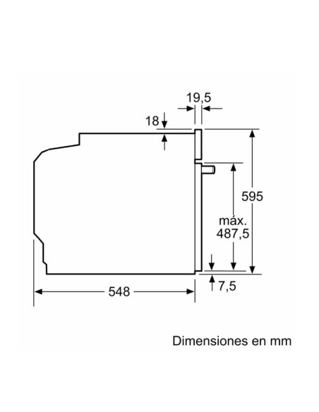 Horno MF indep. Bosch HBG724AB1