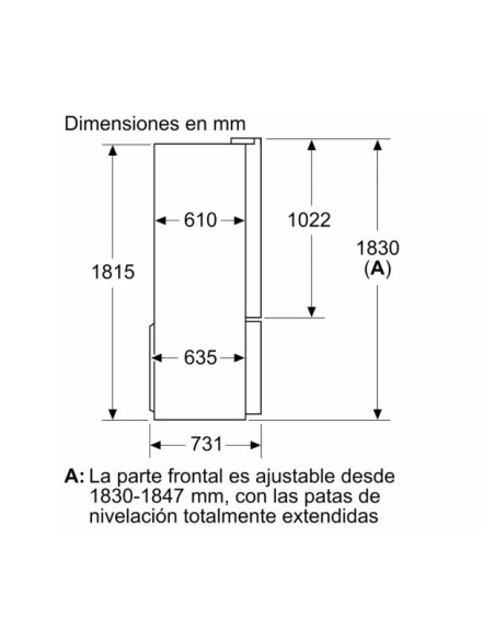 Frigorifico side by side Bosch KFI96APEA