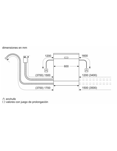 Lavavajillas 60 INT Bosch SBH4HVX14E