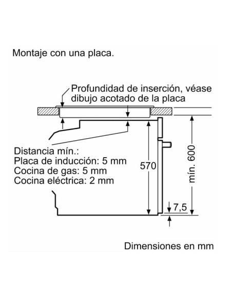 Horno MF pirolitico indep. Siemens HB572AES4