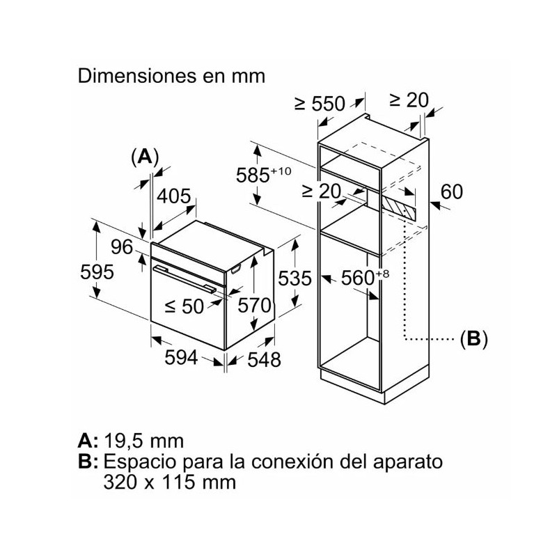 Horno MF pirolitico indep. Siemens...