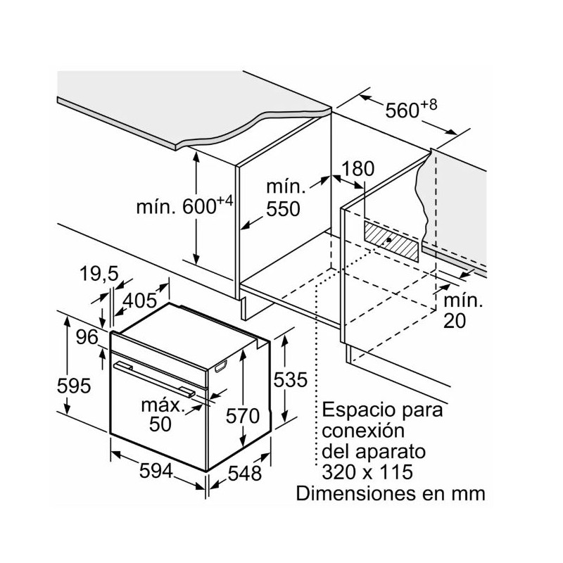 Horno MF pirolitico indep. Siemens...