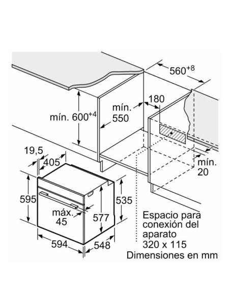 Horno MF pirolitico indep. Siemens HB778G9B1, Top