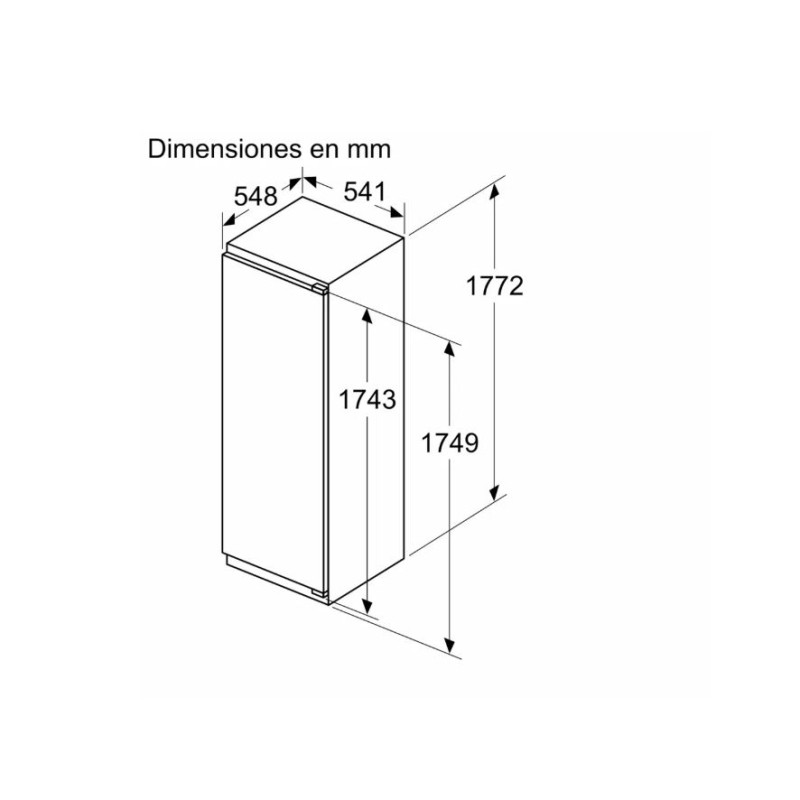Frigorifico 1puerta INT Bosch KIL82VFE0