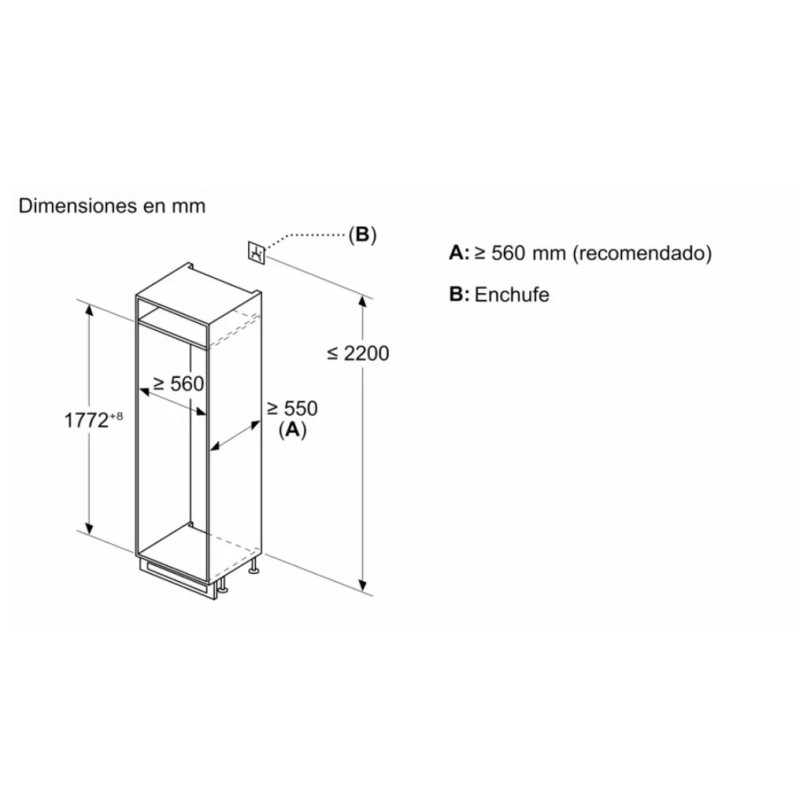 Combi NF INT Bosch KIS86AFE0, Like Combi NF INT Bosch KIS86AFE0, Like