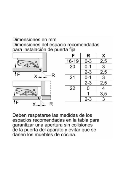 Frigorifico 1puerta INT Bosch KUL22VFD0