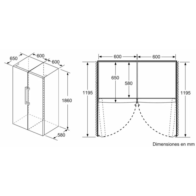 Frigorifico 1puerta Siemens KS36VVWEP