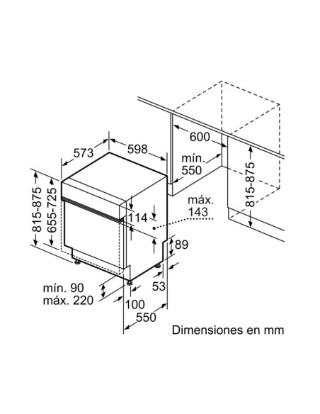 Lavavajillas 60 INT Bosch SMI4HVS14E, Like
