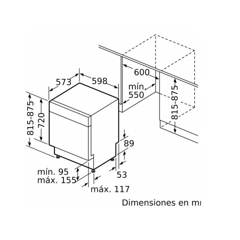Lavavajillas 60 INT Bosch SMP4ECC72S Lavavajillas 60 INT Bosch SMP4ECC72S