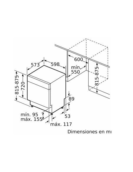 Lavavajillas 60 INT Bosch SMP4ECC72S
