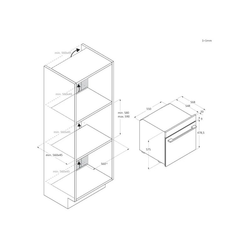 Horno MF pirolitico indep. Candy... Horno MF pirolitico indep. Candy...