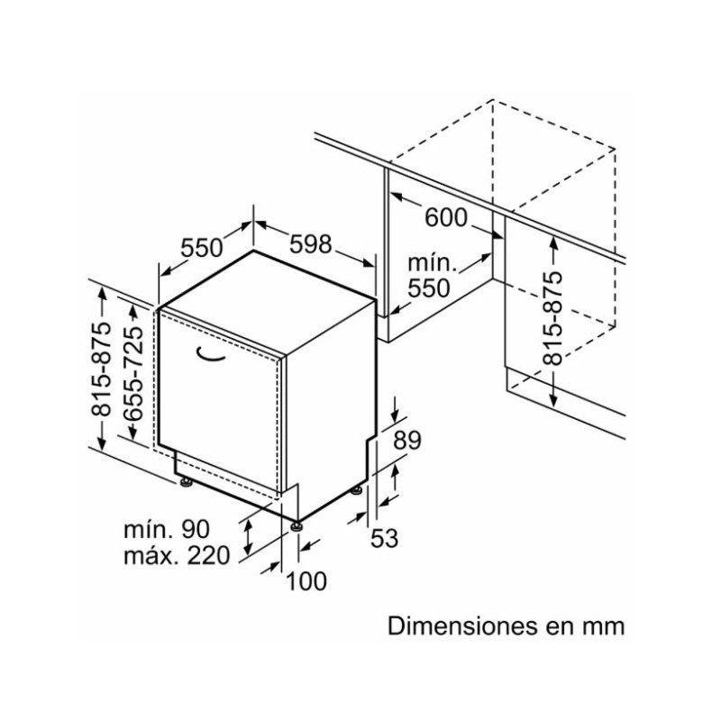 Lavavajillas 60 INT Bosch SMV4HAX07E