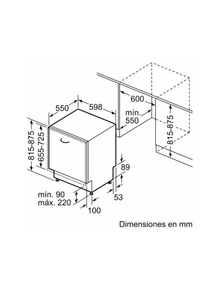 Lavavajillas 60 INT Bosch SMV4HAX07E