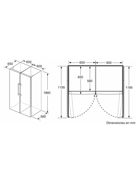 Frigorifico 1puerta Siemens KS36VVXDP