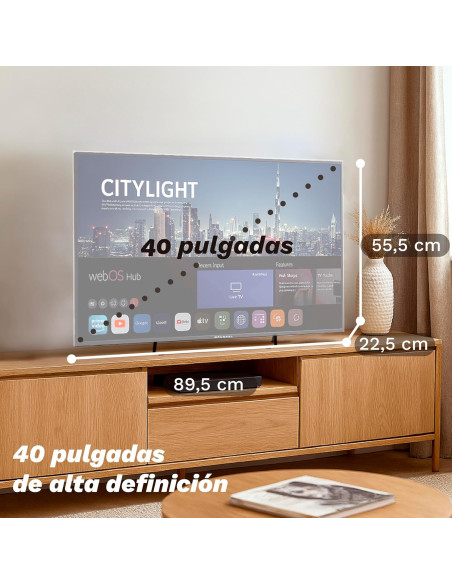 TV GRUNKEL QLED4025W, 40", QUANTUN LED FHD