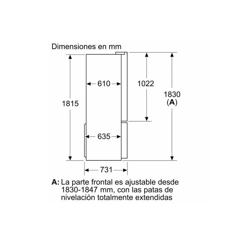 Frigorifico side by side Bosch KFI96APEA