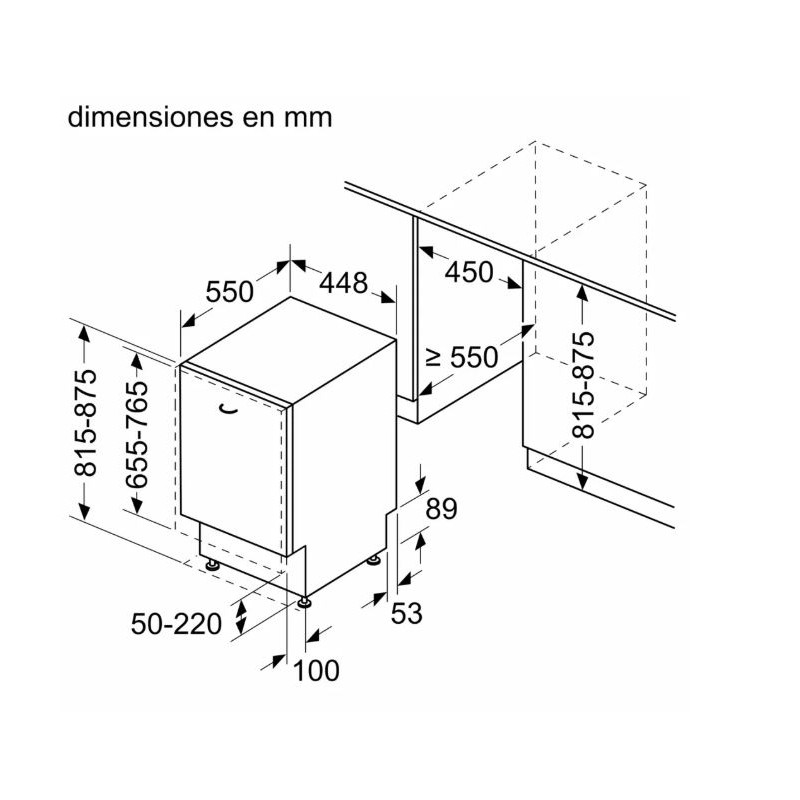 Lavavajillas 45 INT Bosch SPH4EKX17E Lavavajillas 45 INT Bosch SPH4EKX17E