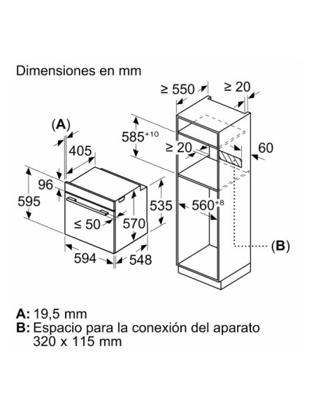 Horno MF indep. Siemens HB514AER4